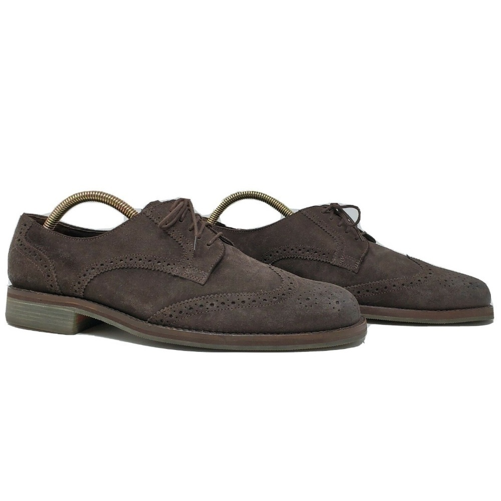 Tommy Bahama Oxford Dress Shoe Brown Suede Men's